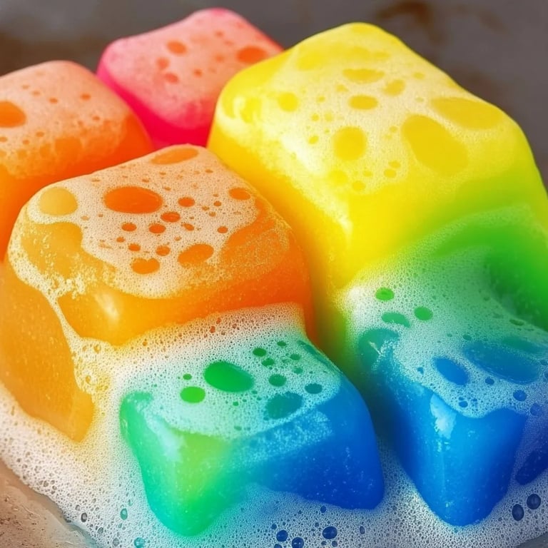 Crafting Colors: The Rainbow Ice Experiment