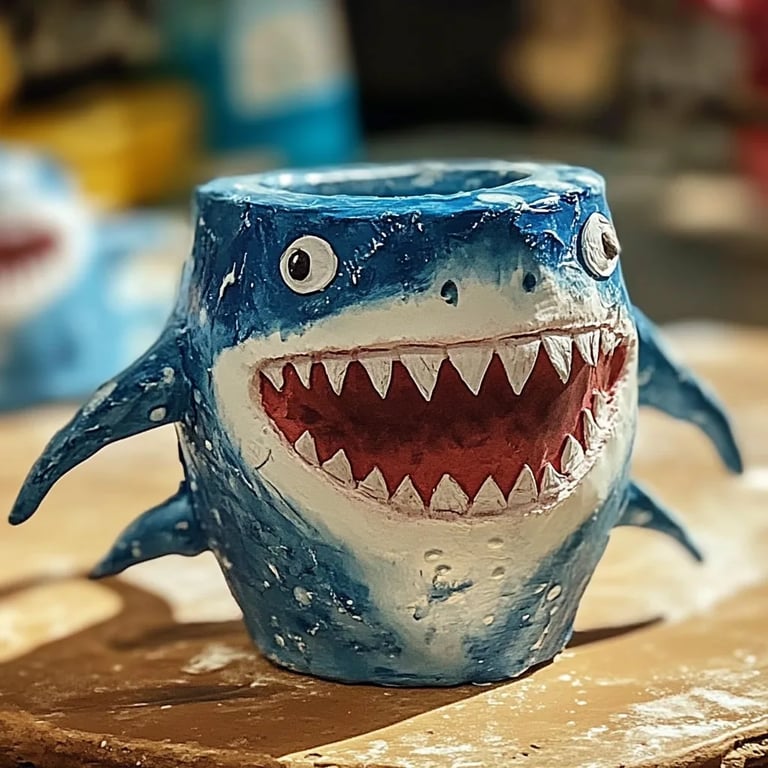 DIY Shark Cups: An Amazing Ultimate Craft for Kids