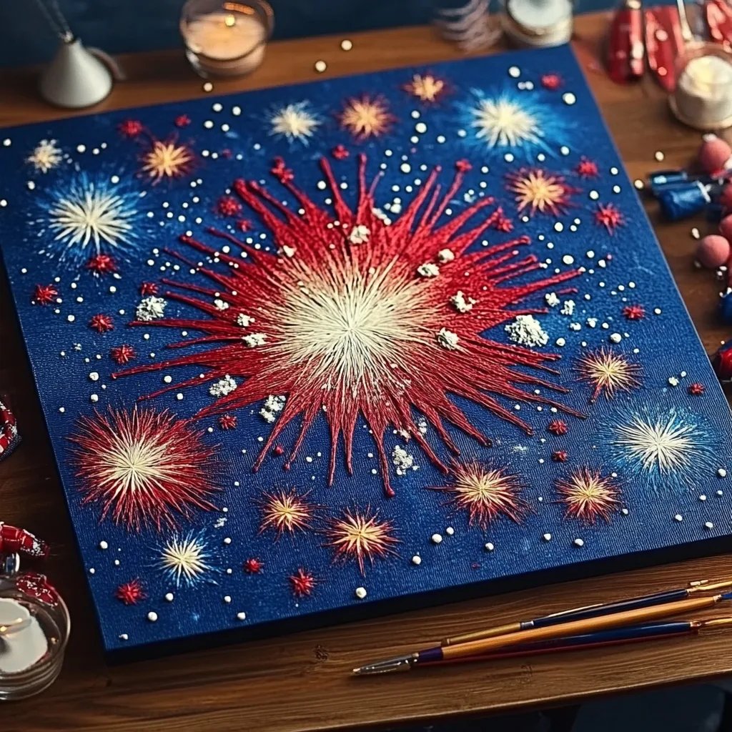 How to Make Puffy Painted Fireworks: A Step-by-Step Guide