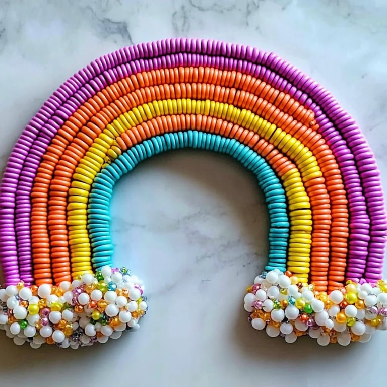 How to Make Beaded Pipe Cleaner Rainbow Craft: A Step-by-Step Guide