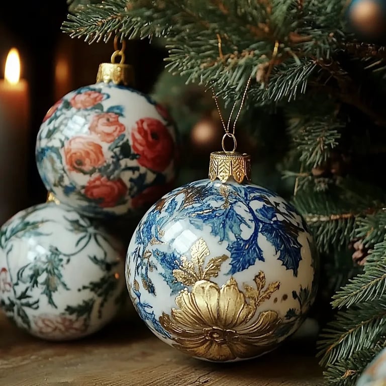 Decoupage Ornaments: The Incredible Ultimate Guide to Crafting with 5 Simple Techniques