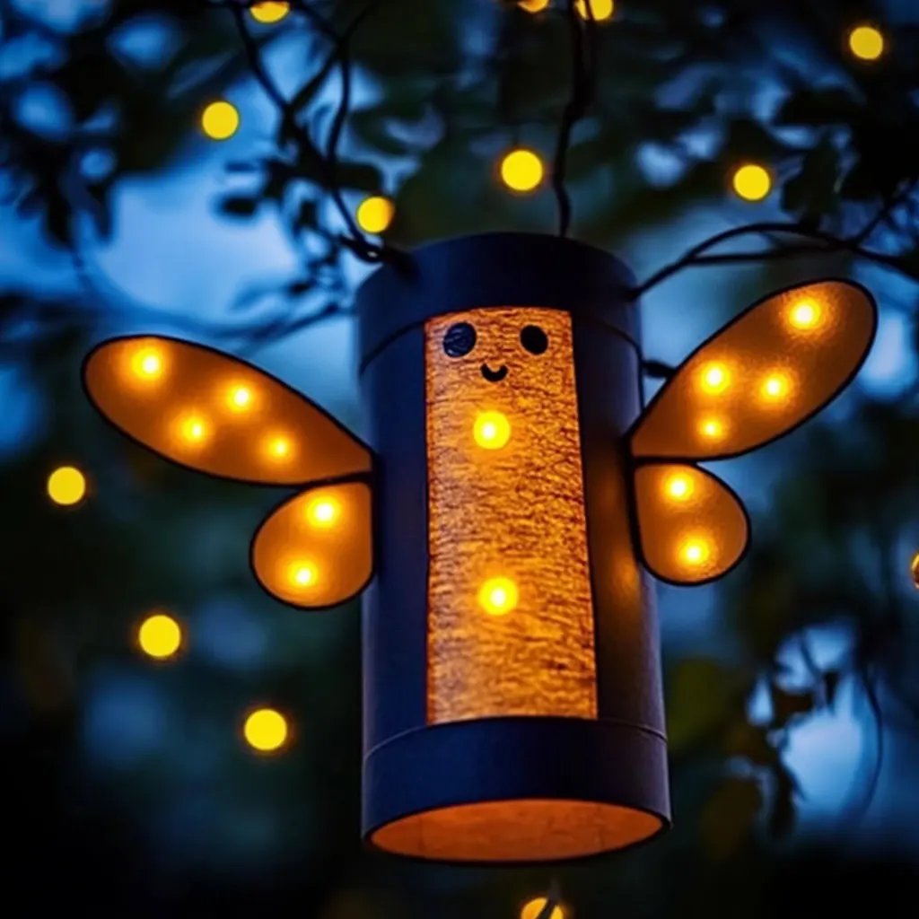 Whimsical Paper Roll Fireflies: An Amazing Ultimate Craft for Kids