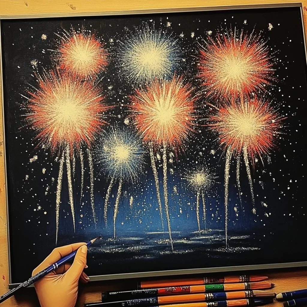 Create Stunning DIY Firework Salt Paintings: A Step-by-Step Guide