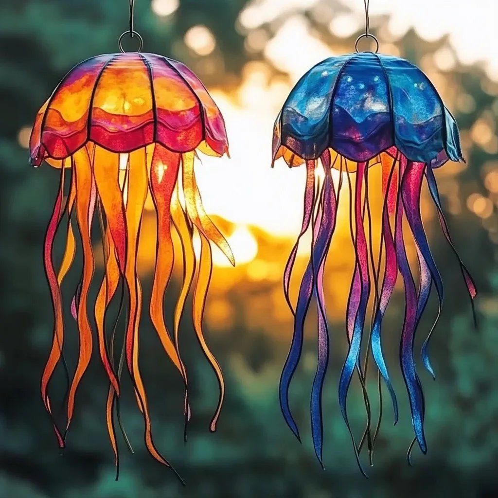 Crafting an enchanting Jellyfish Suncatcher: A Beginner's Guide
