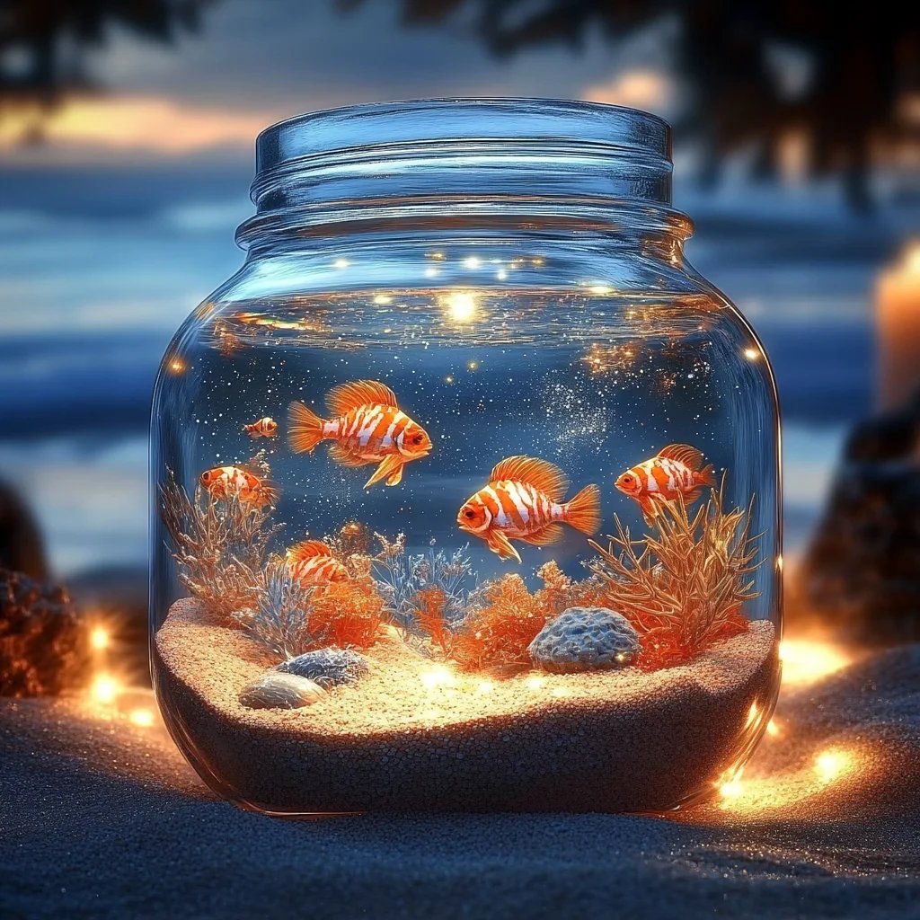 DIY Guide: How to Make a Glittery Ocean Snow Globe