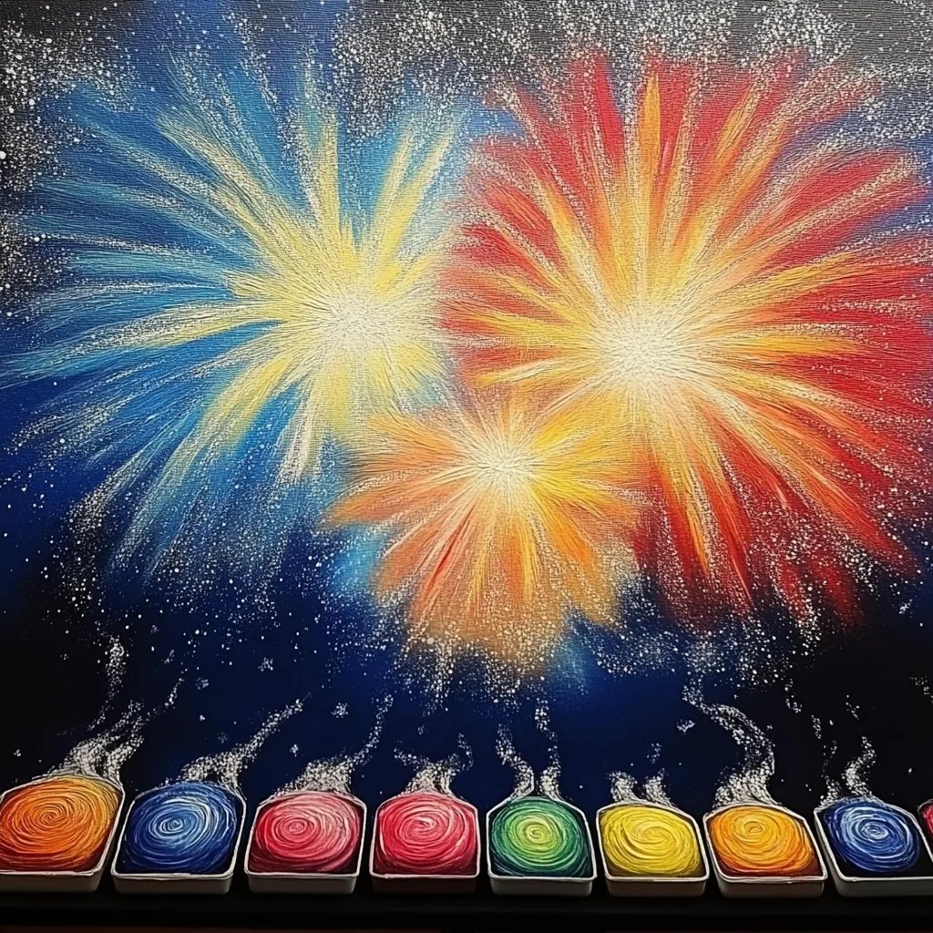 Exploding Creativity: How to Make Firework Salt Painting for Kids