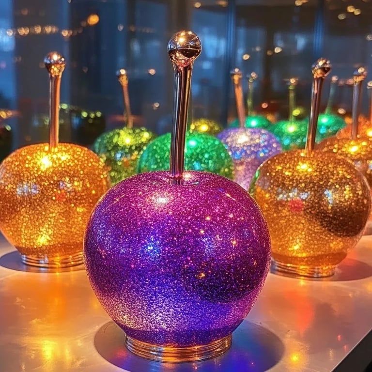 ##How to Make Colorful Glow Candy Apples: A Sweet Crafting Adventure