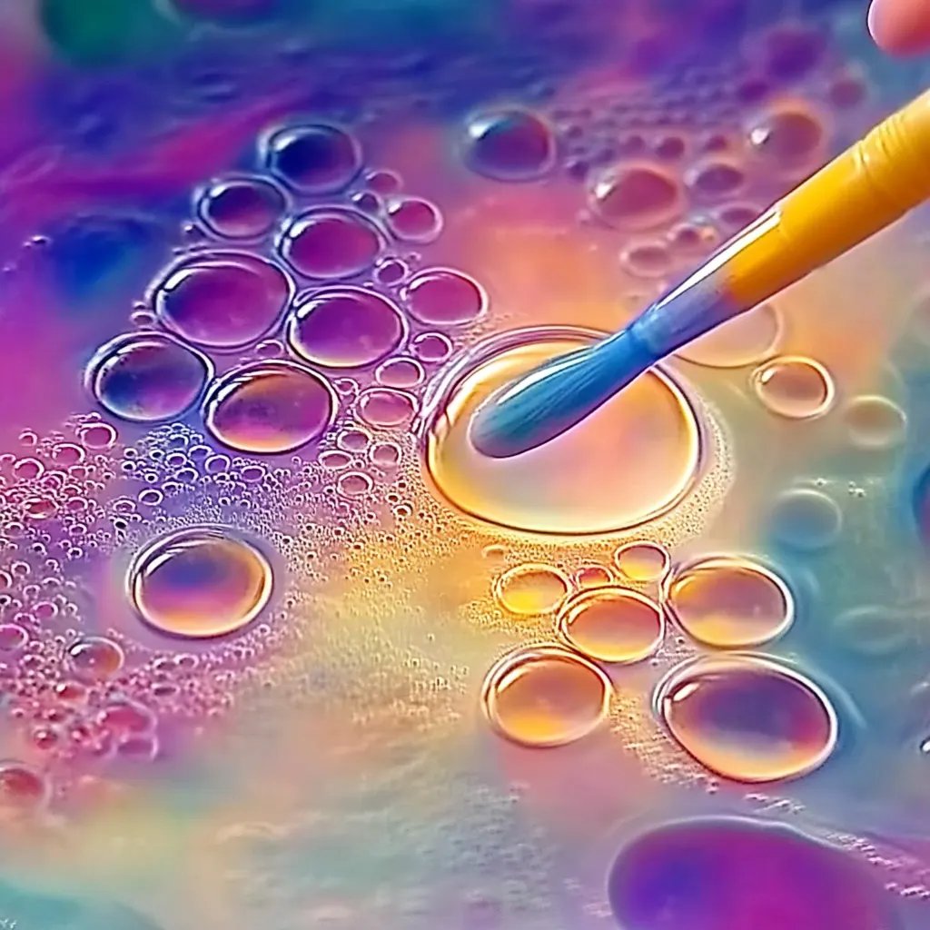 Creating Bubble Painting Art: A Fun and Colorful Craft Activity