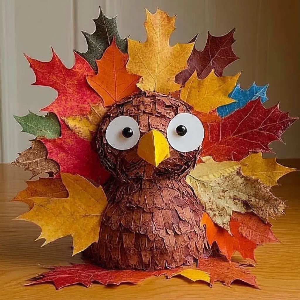 Create a Colorful Leaf Turkey Craft: A Step-by-Step Guide