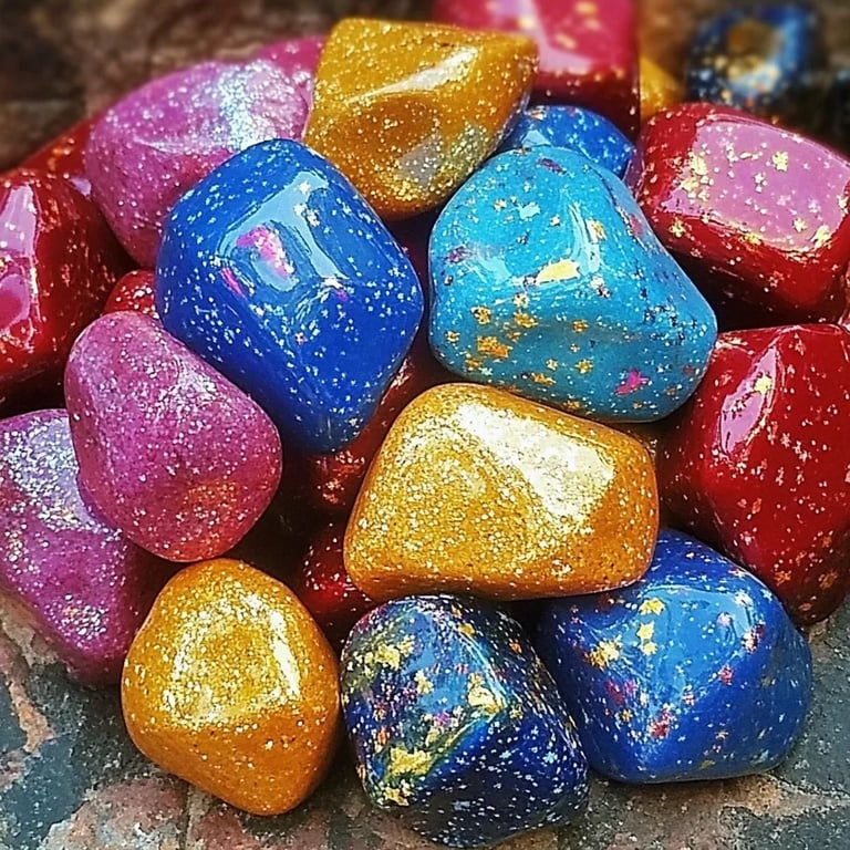 Crafting Colorful Magic Treasure Rocks: A Step-by-Step Guide