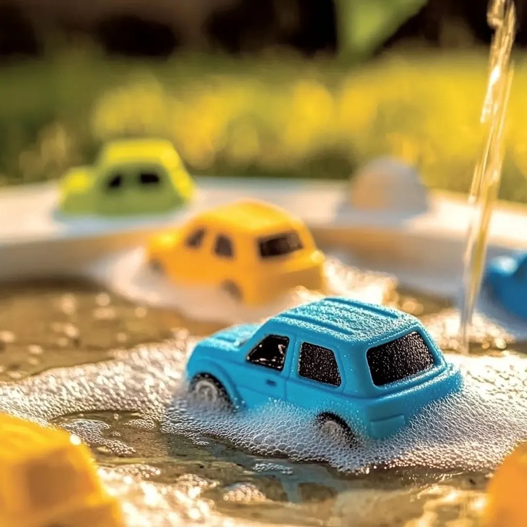 **How to Make a Car Wash Foam Bin: Soapy, Fun for Little Mechanics!**