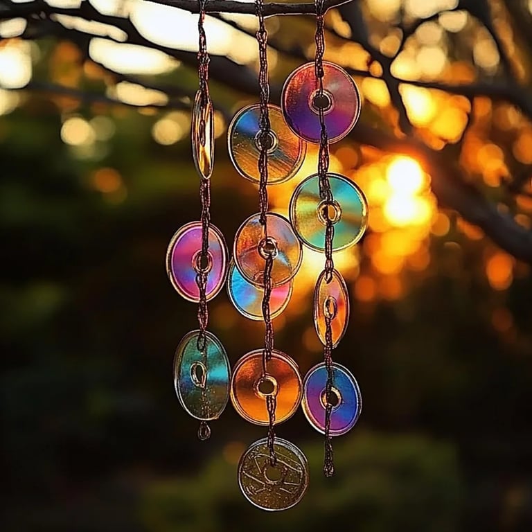 How to Make Your Own DIY CD Wind Chime Magic: A Guide to Creating Beautiful Art from Old Discs
