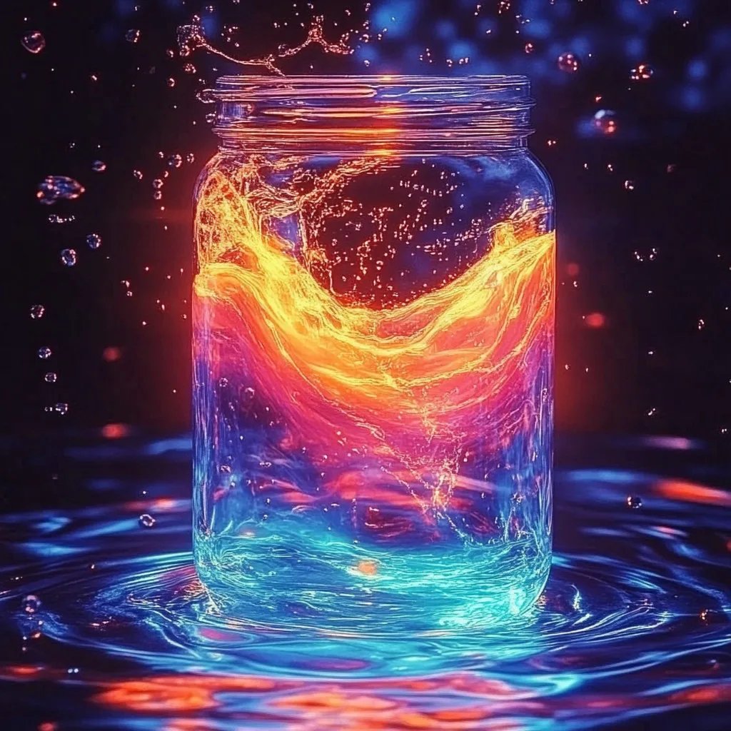 How to Make a Neon Oil & Water Explosion: Your Ultimate Crafting Guide