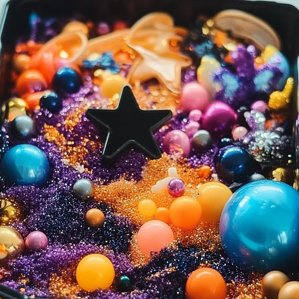 DIY Space Sensory Bin: A Journey Through the Cosmos