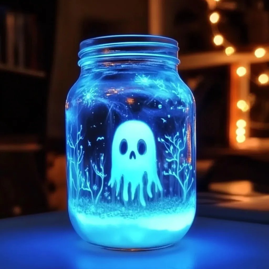 Crafting a Baking Soda Glowing Ghost Jar: An Enchanting DIY Adventure