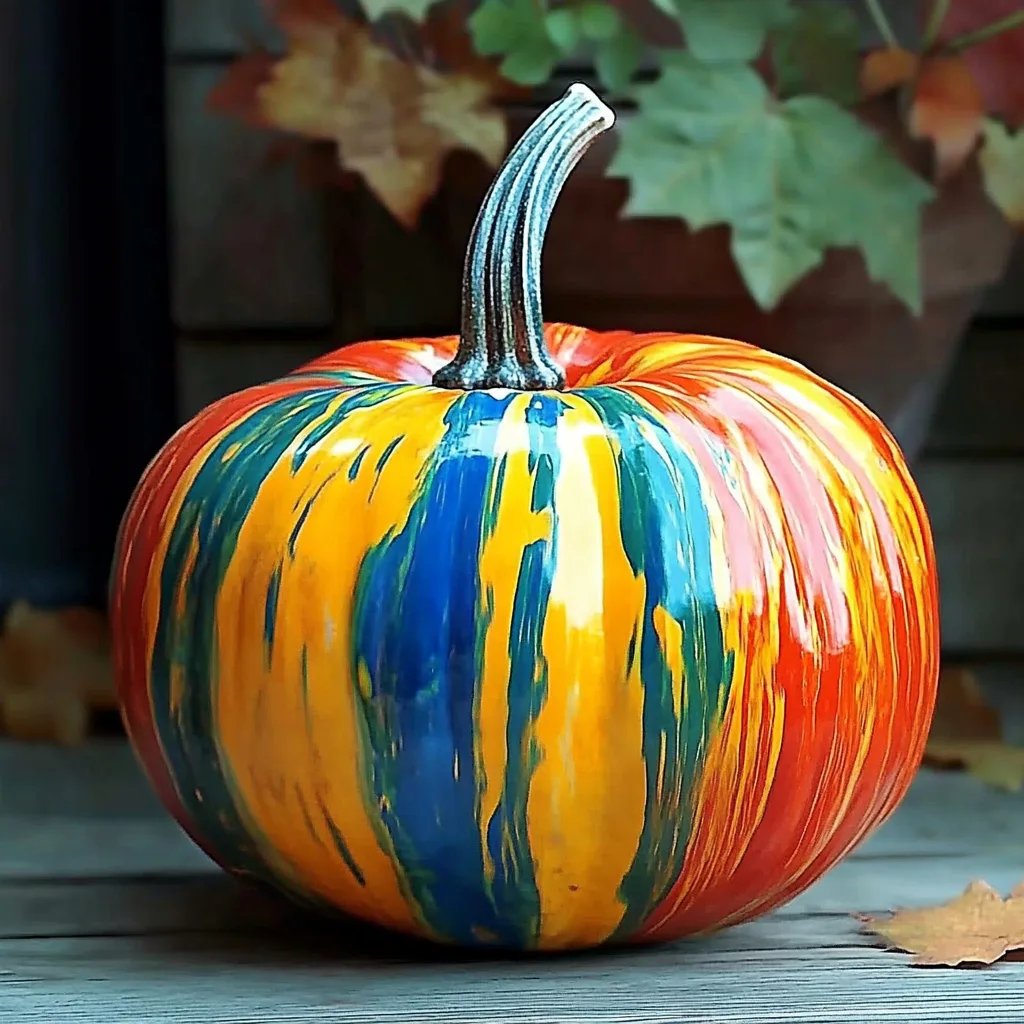 Rainbow Pour-Paint Pumpkins: An Incredible Ultimate Recipe